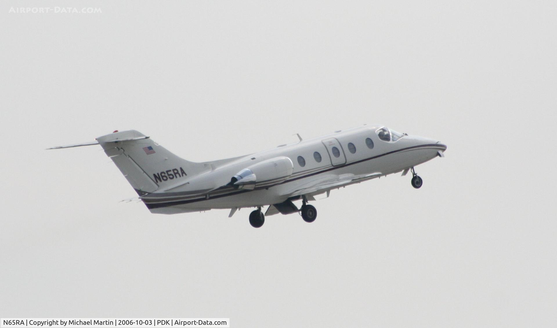 N65RA, Beech 400 Beechjet C/N RJ-9, Departing PDK enroute to APF