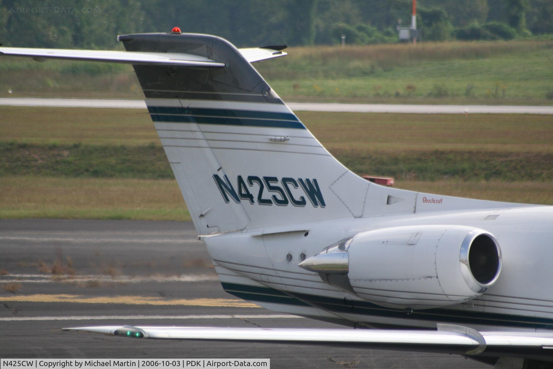 N425CW, 2003 Raytheon Beechjet 400A C/N RK-345, Tail Numbers