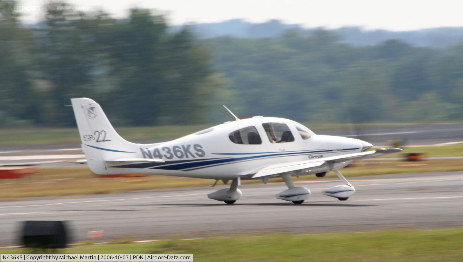 N436KS, 2002 Cirrus SR22 C/N 0202, Landing Runway 20R