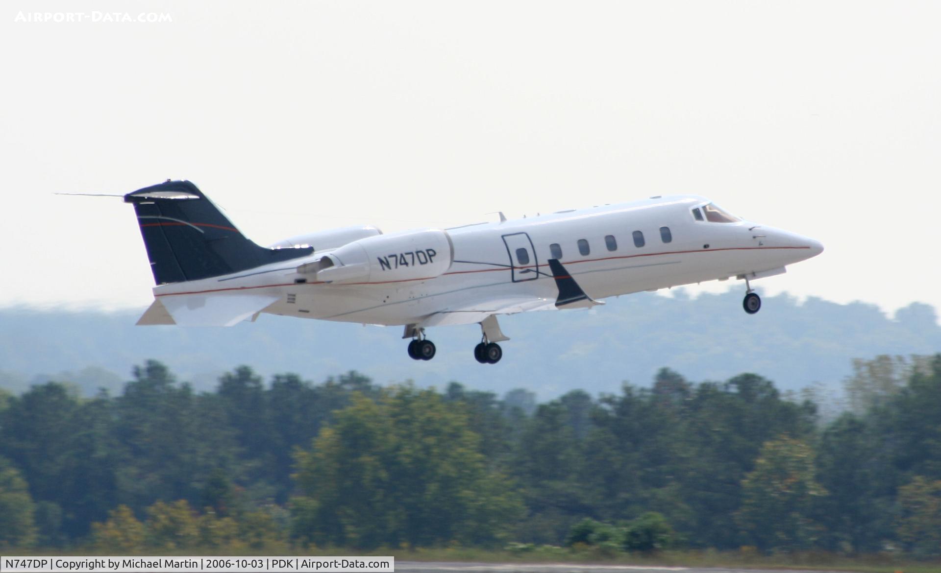 N747DP, 2002 Learjet Inc 60 C/N 251, Departing PDK enroute to UGN