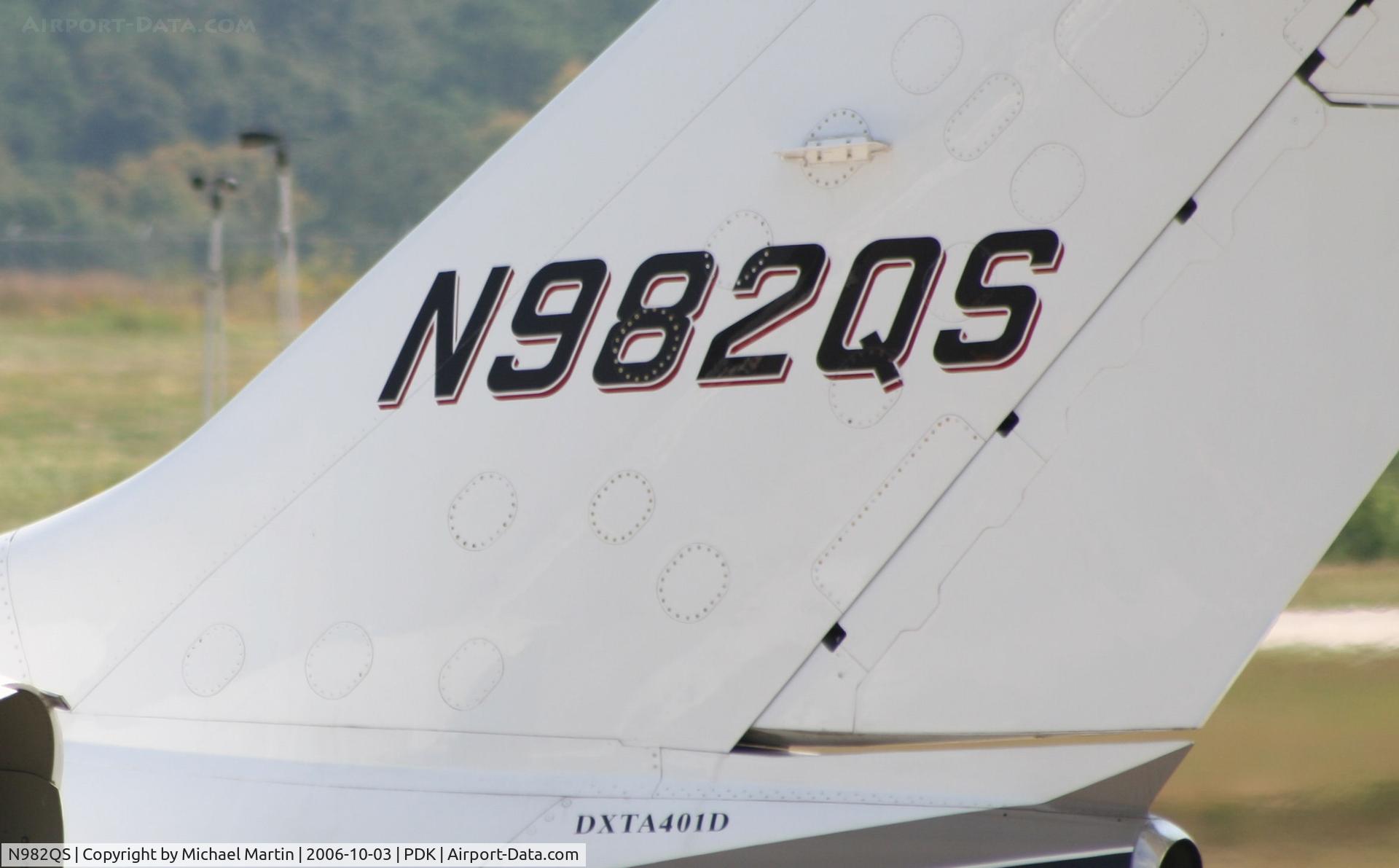 N982QS, 2001 Cessna 750 Citation X Citation X C/N 750-0182, Tail Numbers