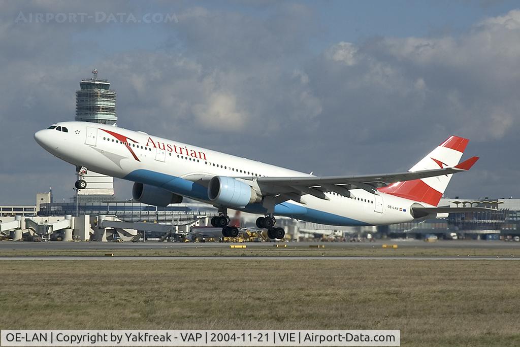 OE-LAN, 1997 Airbus A330-223 C/N 195, Austrian Airlines Airbus 330-200