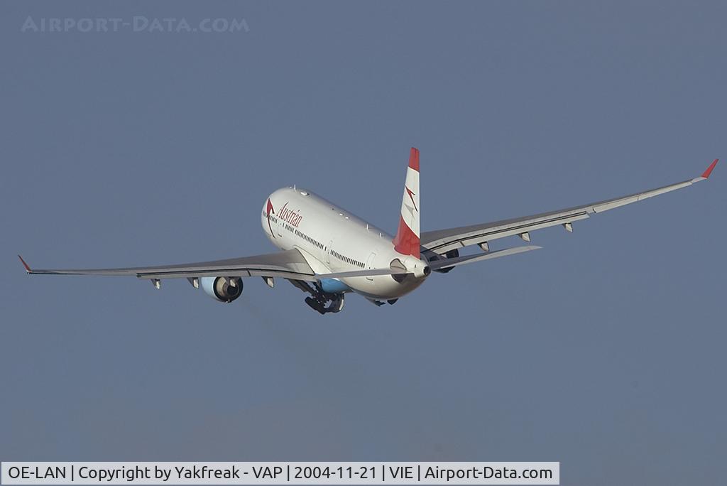 OE-LAN, 1997 Airbus A330-223 C/N 195, Austrian Airlines Airbus 330-200