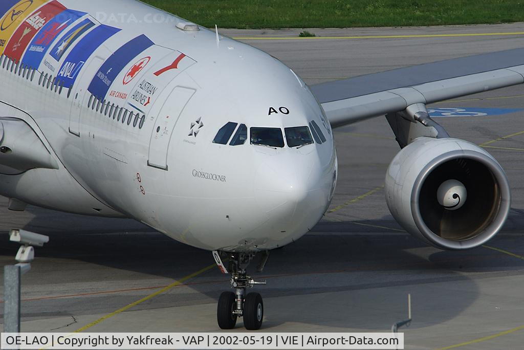 OE-LAO, 2000 Airbus A330-223 C/N 181, Austrian Airlines Airbus 330-200 in Star Alliance colors