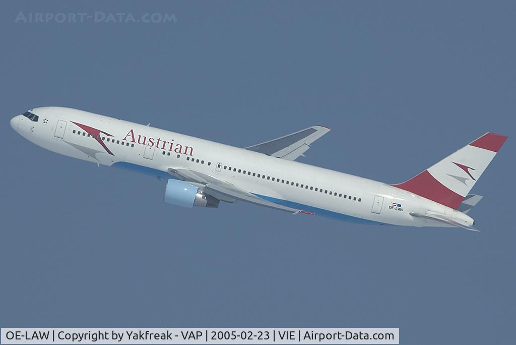 OE-LAW, 1992 Boeing 767-3Z9/ER C/N 26417, Austrian Airlines Boeing 767-300