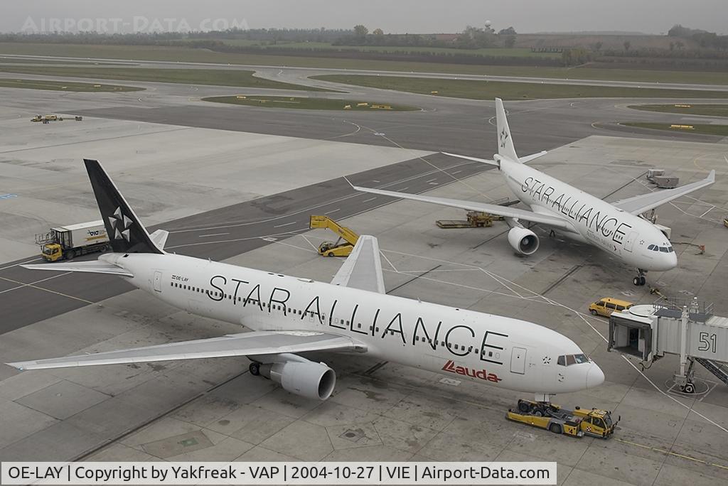 OE-LAY, 1998 Boeing 767-3Z9/ER C/N 29867, Lauda Air Boeing 767-300 in Star Alliance colors