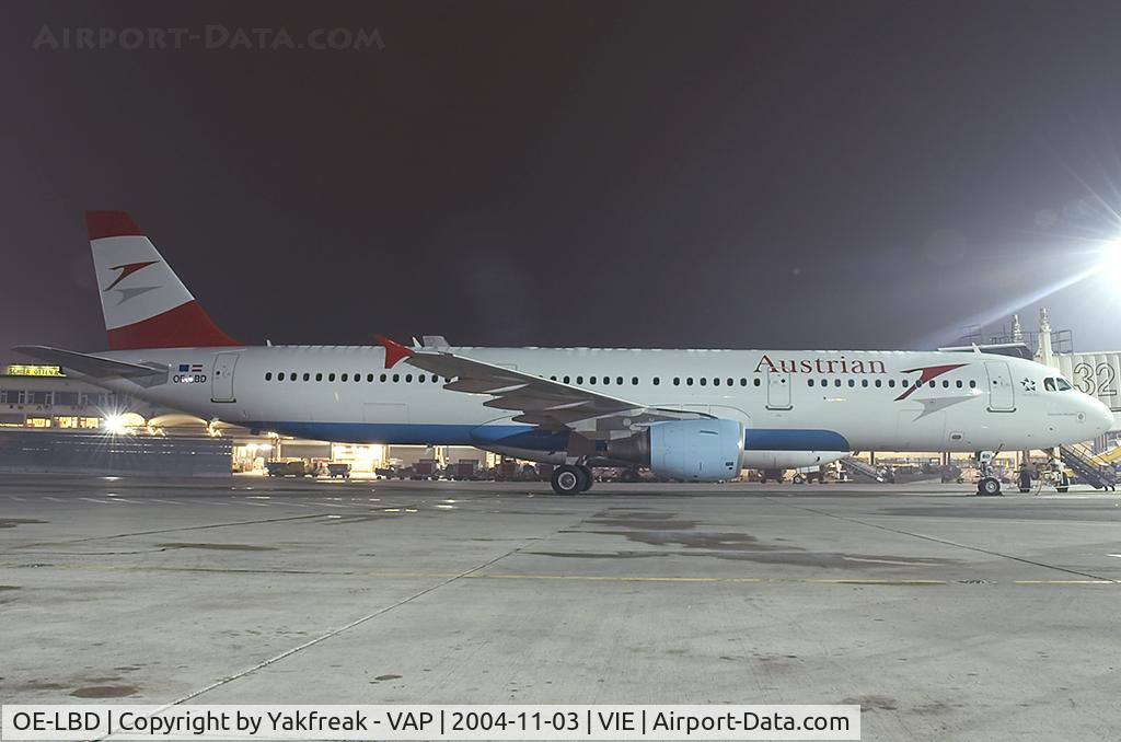OE-LBD, 1998 Airbus A321-211 C/N 920, Austrian Airlines Airbus 321
