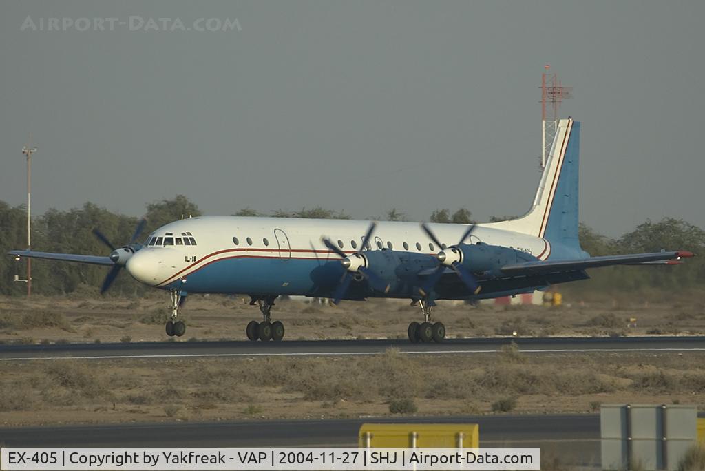 EX-405, Ilyushin Il-18V C/N 184007405, Phoenix Aviation Iljuschin 18