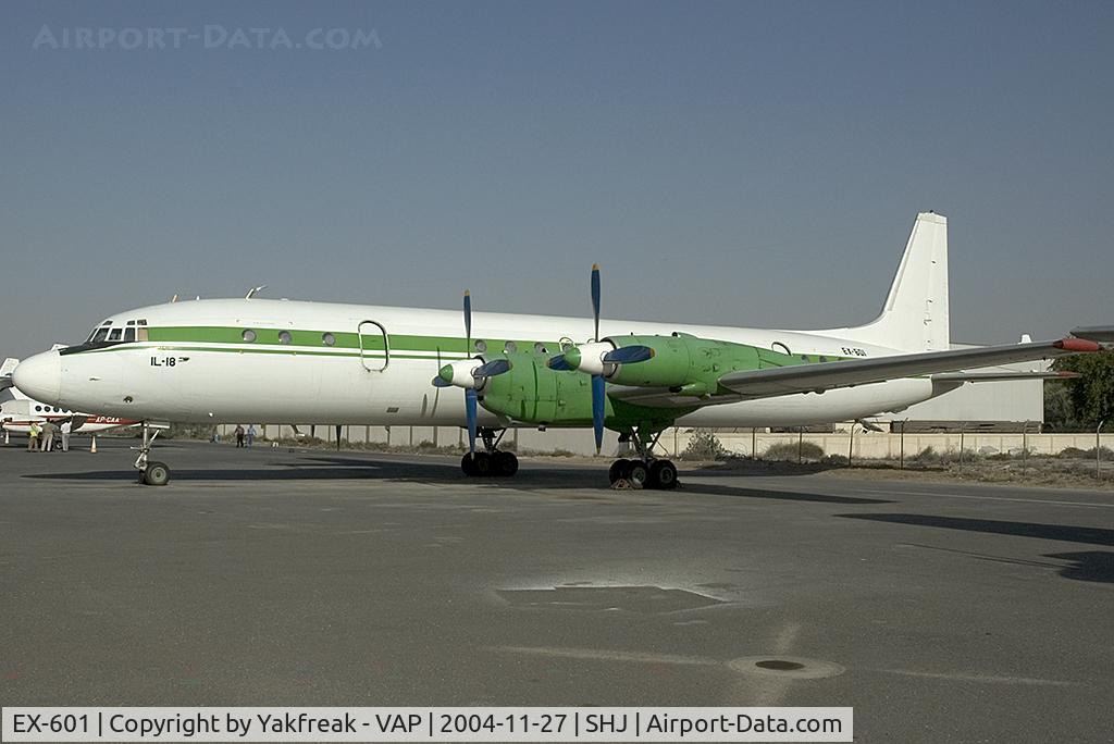 EX-601, Ilyushin Il-18E C/N 185008601, Iljuschin 18