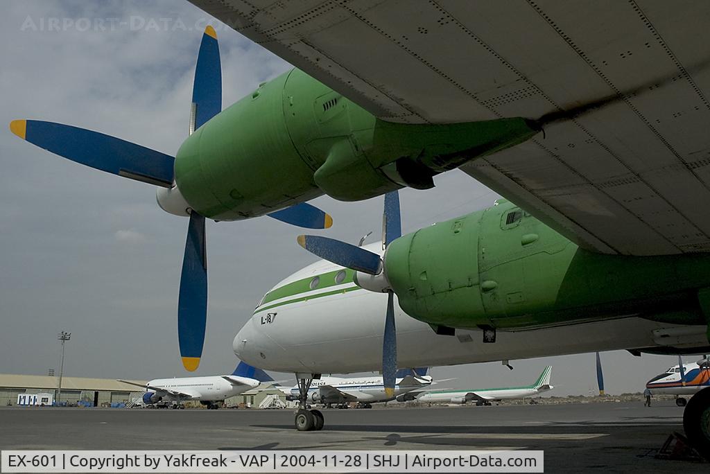 EX-601, Ilyushin Il-18E C/N 185008601, Iljuschin 18