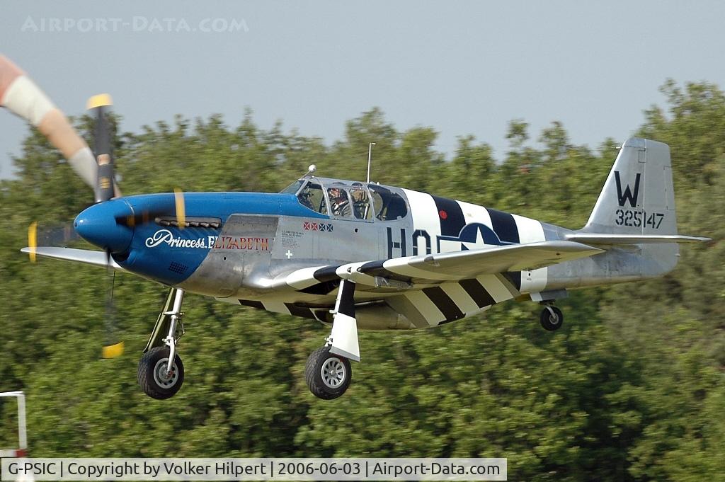 G-PSIC, 1943 North American P-51C Mustang C/N 103-26778, North American P-51C Mustang