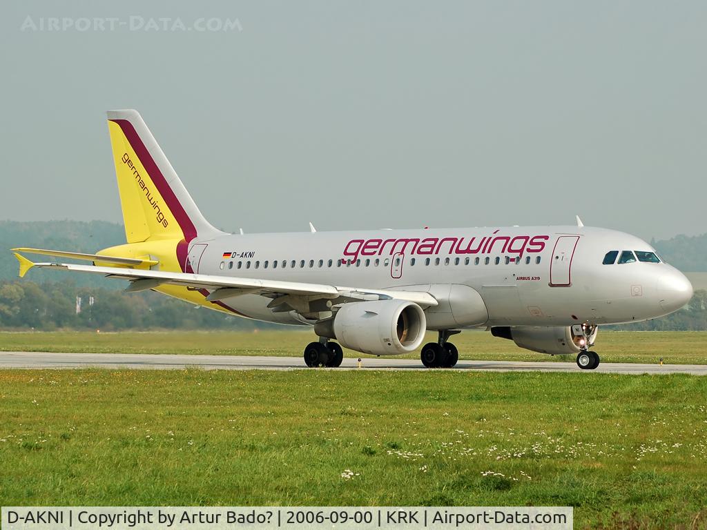 D-AKNI, 1999 Airbus A319-112 C/N 1016, Germanwings