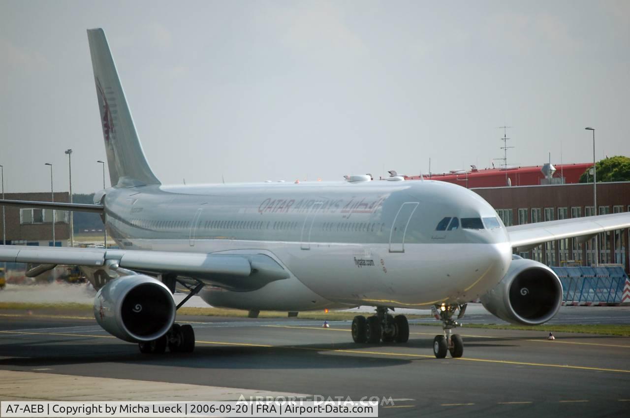 A7-AEB, 2004 Airbus A330-302 C/N 637, Qatar is one of the Middle East shooting stars in the skies
