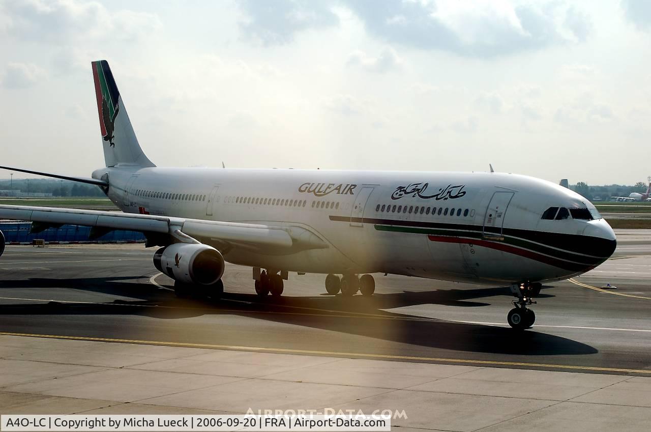 A4O-LC, 1994 Airbus A340-312 C/N 040, Pretty dirty fuselage...