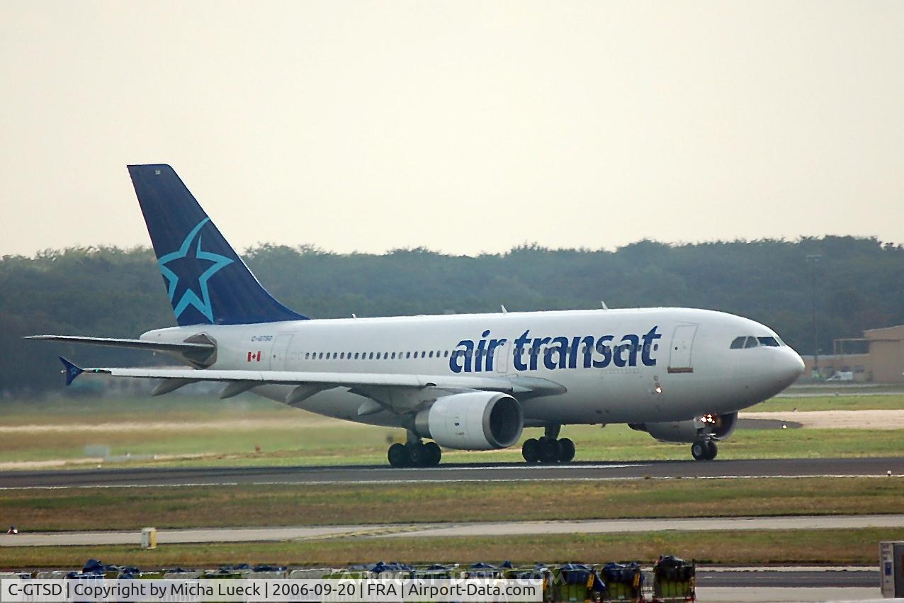 C-GTSD, 1990 Airbus A310-304 C/N 547, Accelerating for the take-off run