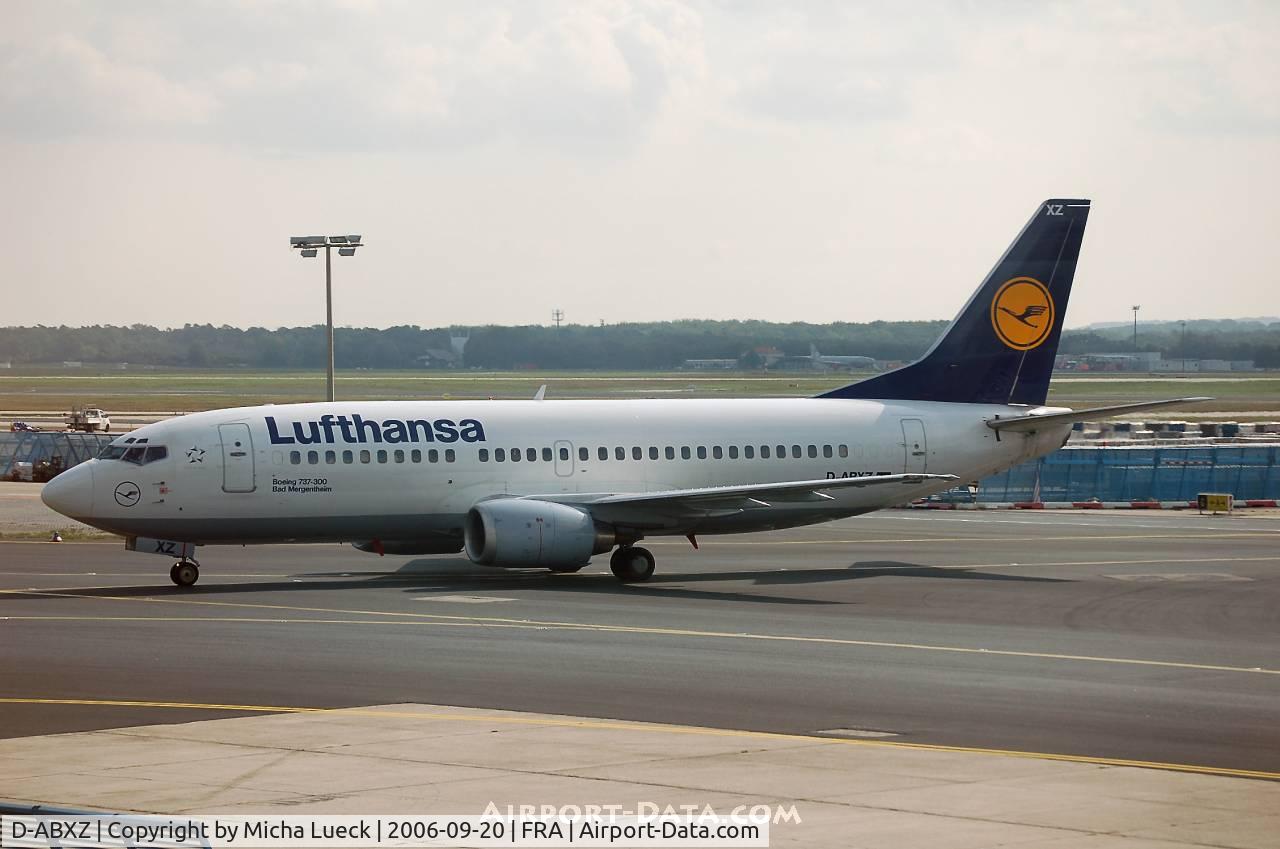 D-ABXZ, 1990 Boeing 737-330 C/N 24564, B 737-300 