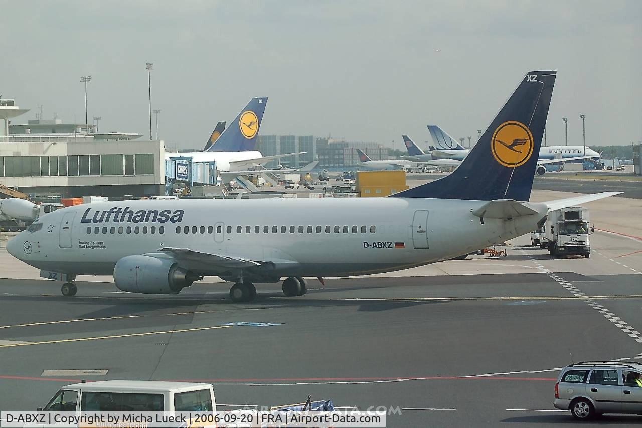 D-ABXZ, 1990 Boeing 737-330 C/N 24564, B 737-300 
