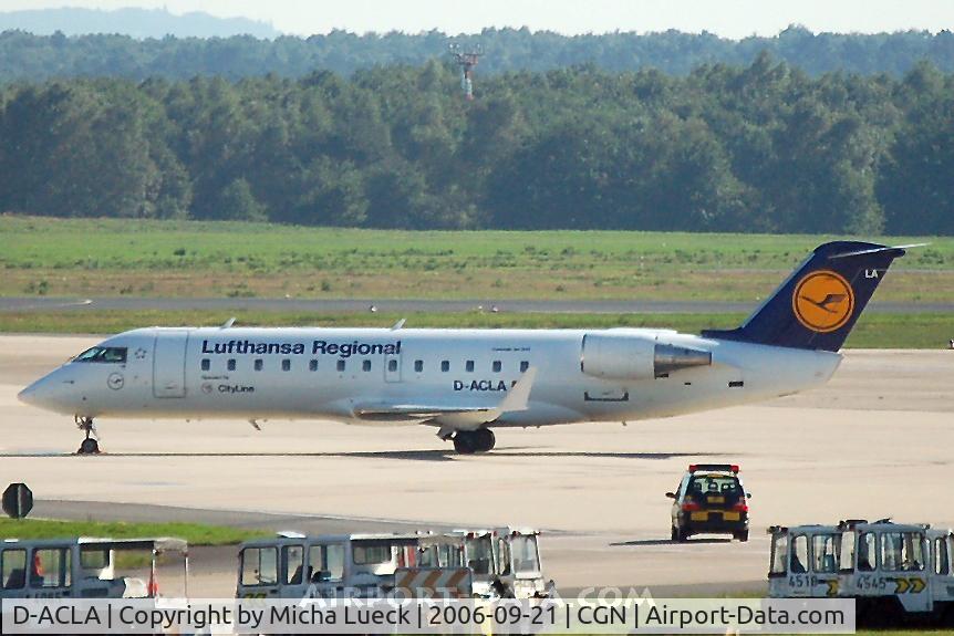 D-ACLA, Canadair CRJ-100LR (CL-600-2B19) C/N 7004, At Cologne/Bonn