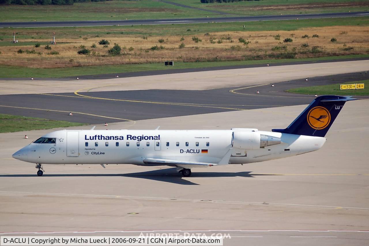 D-ACLU, 1996 Canadair CRJ-200LR (CL-600-2B19) C/N 7104, Taxiing to the runway for take-off