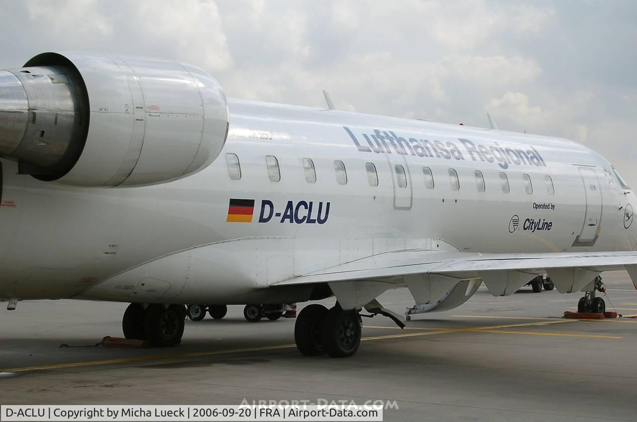 D-ACLU, 1996 Canadair CRJ-200LR (CL-600-2B19) C/N 7104, At Frankfurt