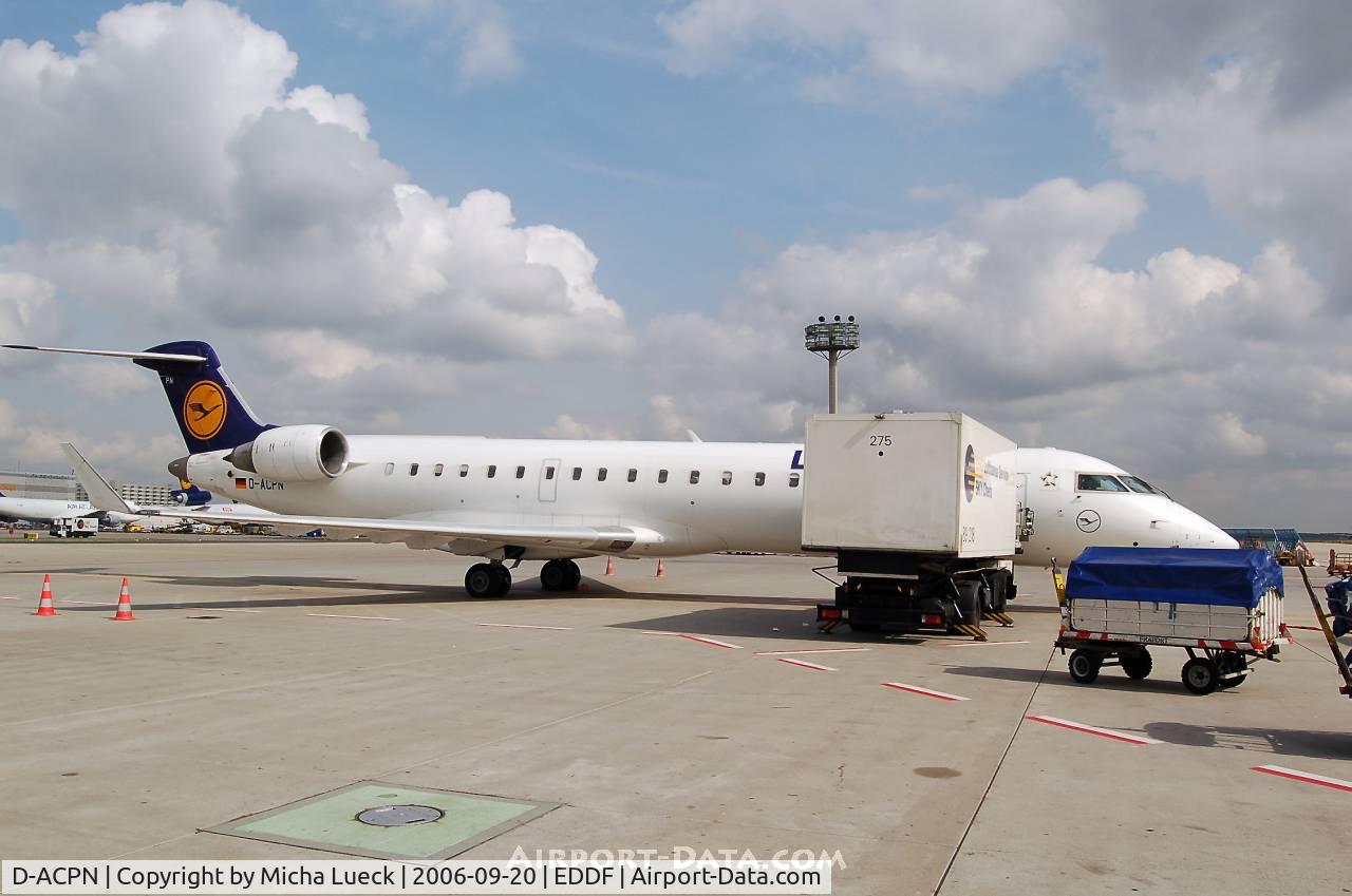 D-ACPN, 2003 Bombardier CRJ-701ER (CL-600-2C10) Regional Jet C/N 10083, At Frankfurt