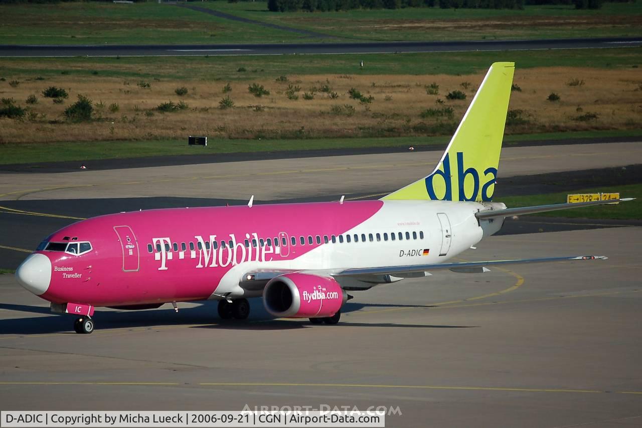 D-ADIC, 1999 Boeing 737-36Q C/N 30335, Taxiing to the gate