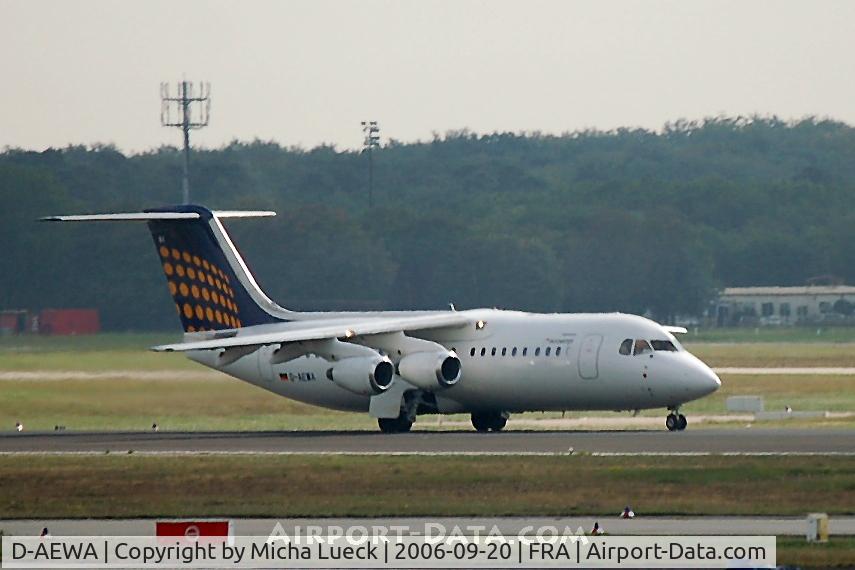D-AEWA, 1990 British Aerospace BAe.146-300A C/N E3163, BAe146/AVRO 