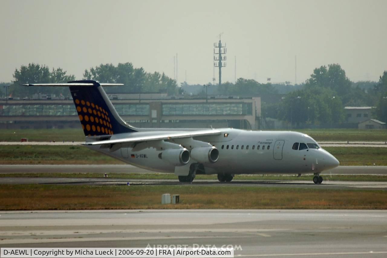 D-AEWL, 1989 British Aerospace BAe.146-300 C/N E3123, BAe146/AVRO 