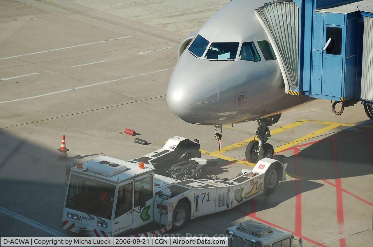 D-AGWA, 2006 Airbus A319-132 C/N 2813, Just before push-back