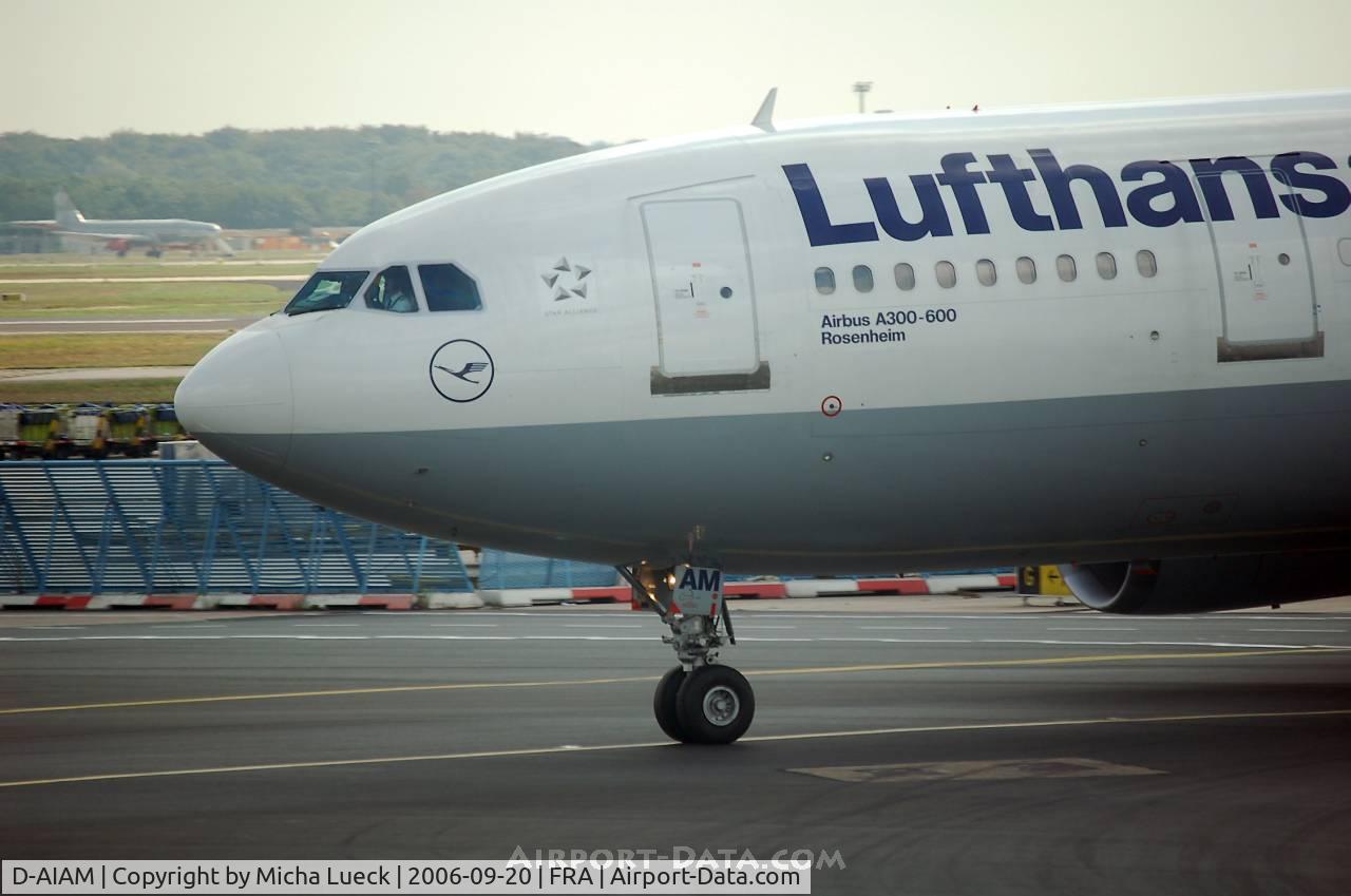D-AIAM, 1987 Airbus A300B4-603 C/N 408, A 300-600 