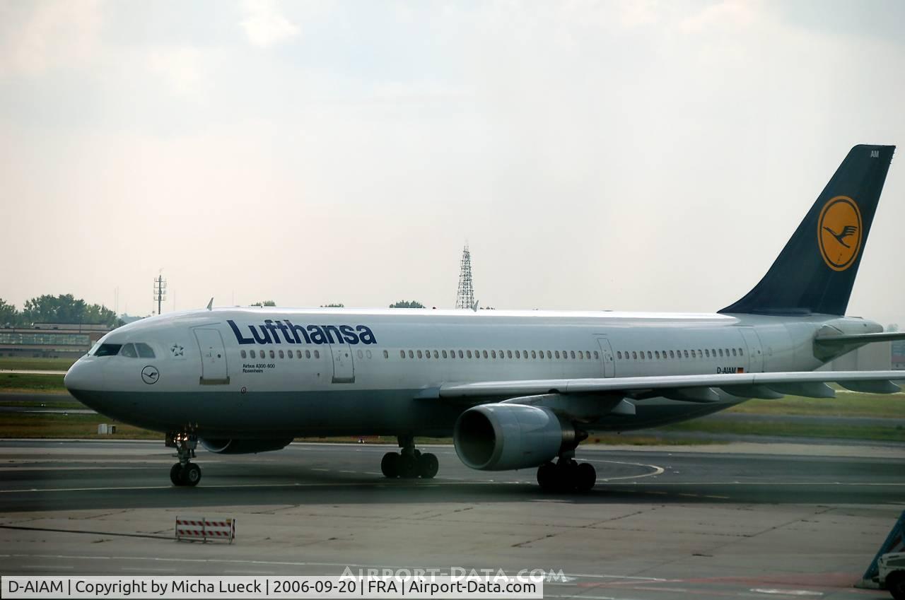 D-AIAM, 1987 Airbus A300B4-603 C/N 408, A 300-600 