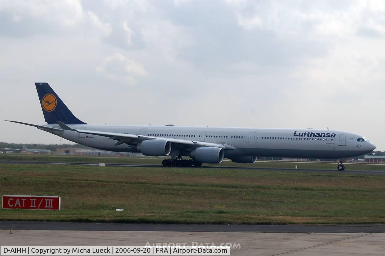 D-AIHH, 2004 Airbus A340-642 C/N 566, The mega-long A 340-600
