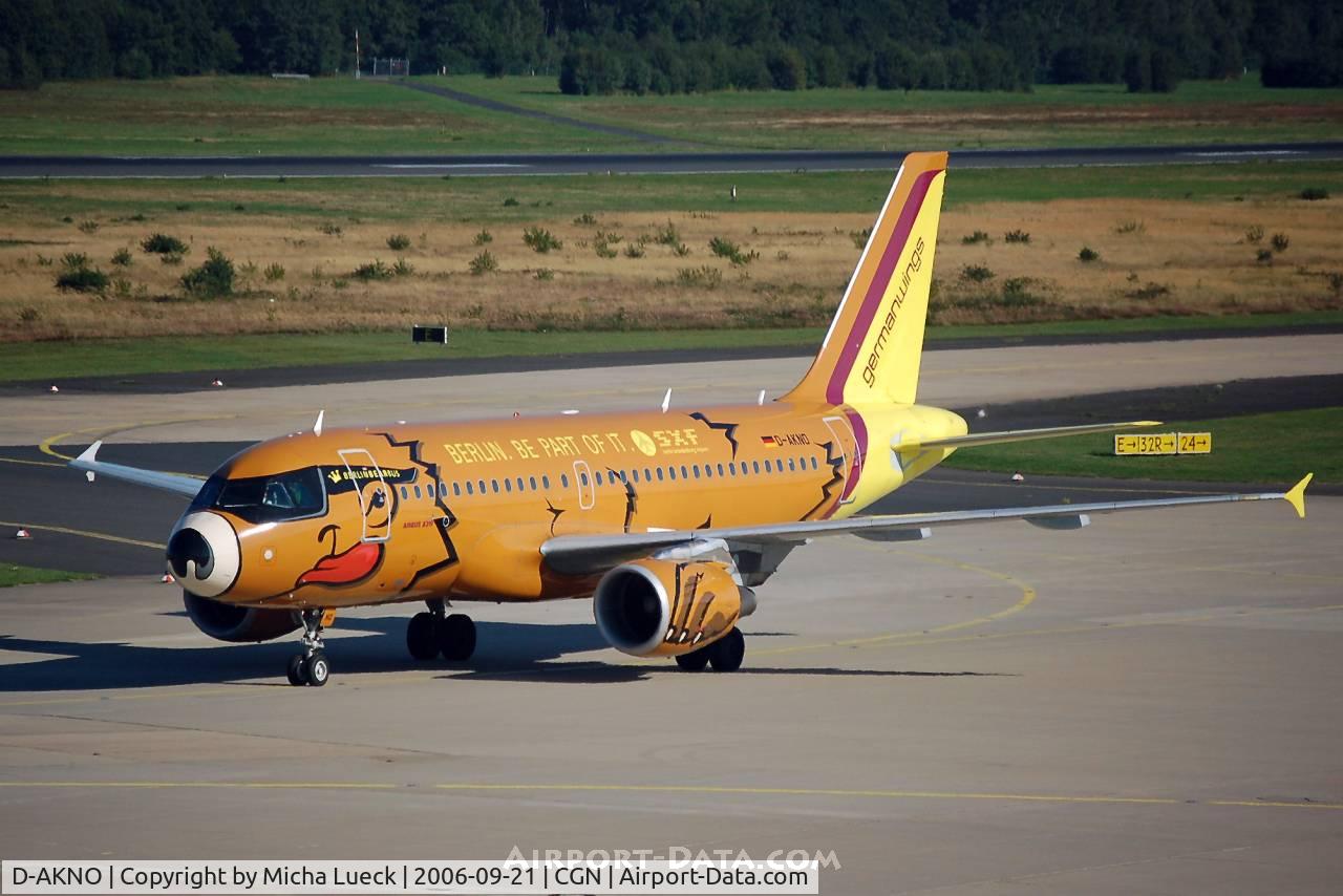 D-AKNO, 1999 Airbus A319-112 C/N 1147, The Berlin 