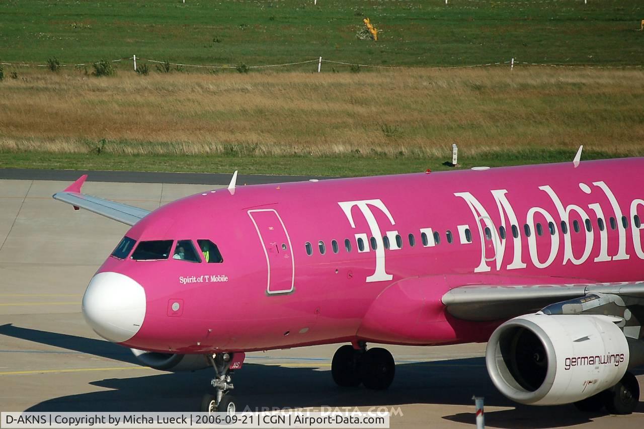D-AKNS, 2000 Airbus A319-112 C/N 1277, The Spirit of T Mobile