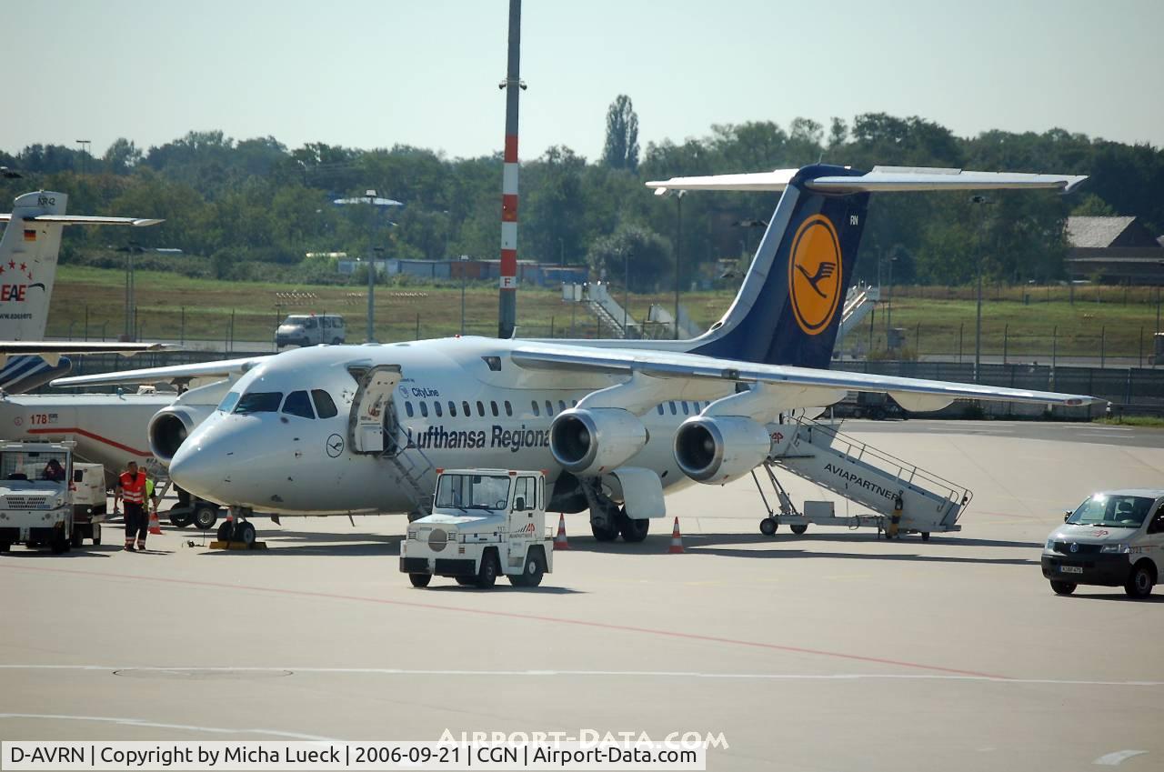 D-AVRN, 1996 British Aerospace Avro 146-RJ85A C/N E2293, Getting ready for another domestic leg