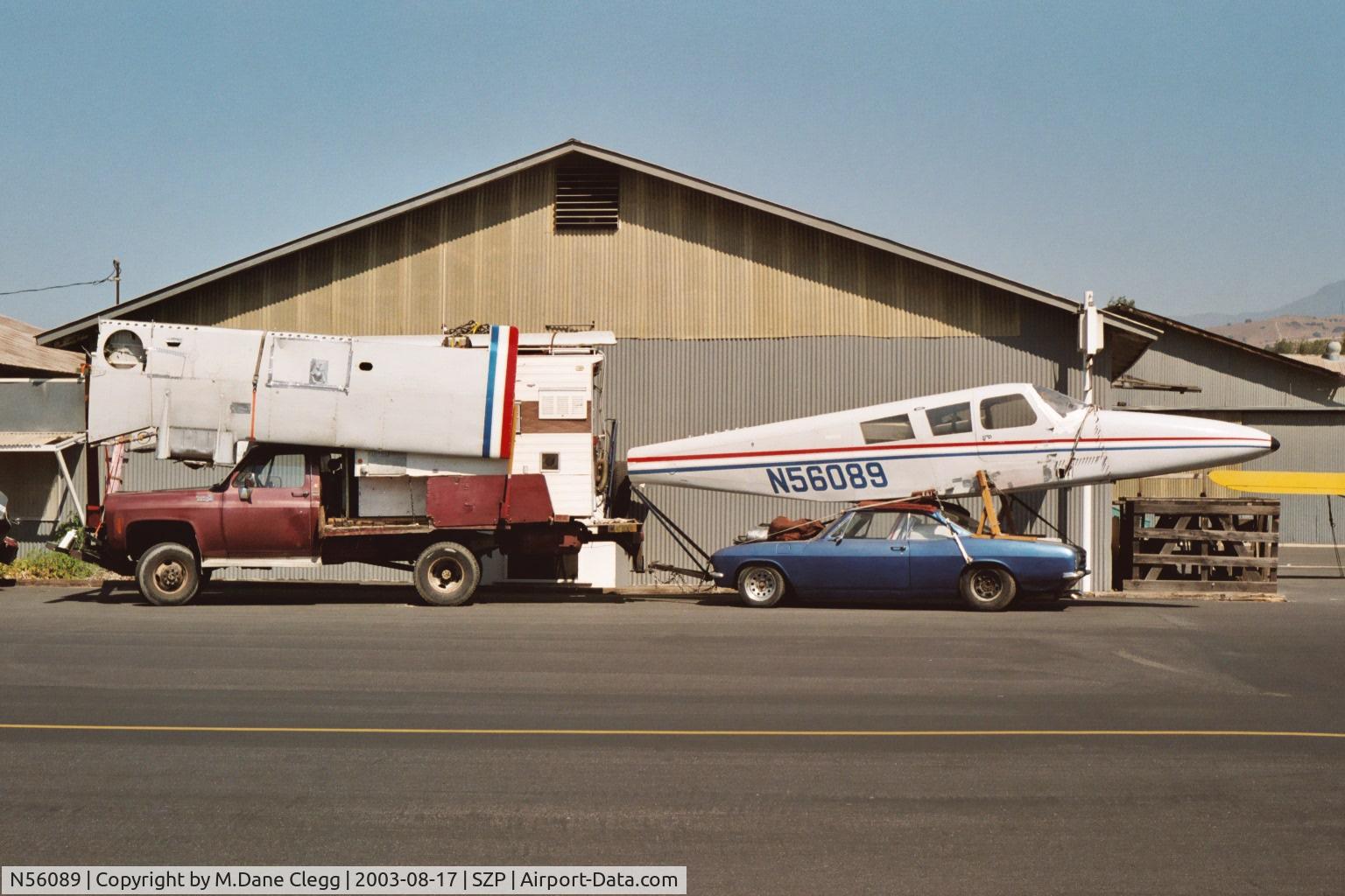 N56089, 1973 Piper PA-34-200 C/N 34-7350281, This is how '089 got to Santa Paula / August 2003