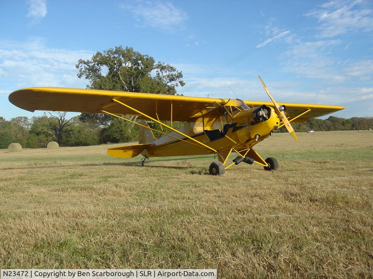 N23472, 1939 Piper J3C-65 Cub C/N 3188, J-3 Cub in Yantis, TX
