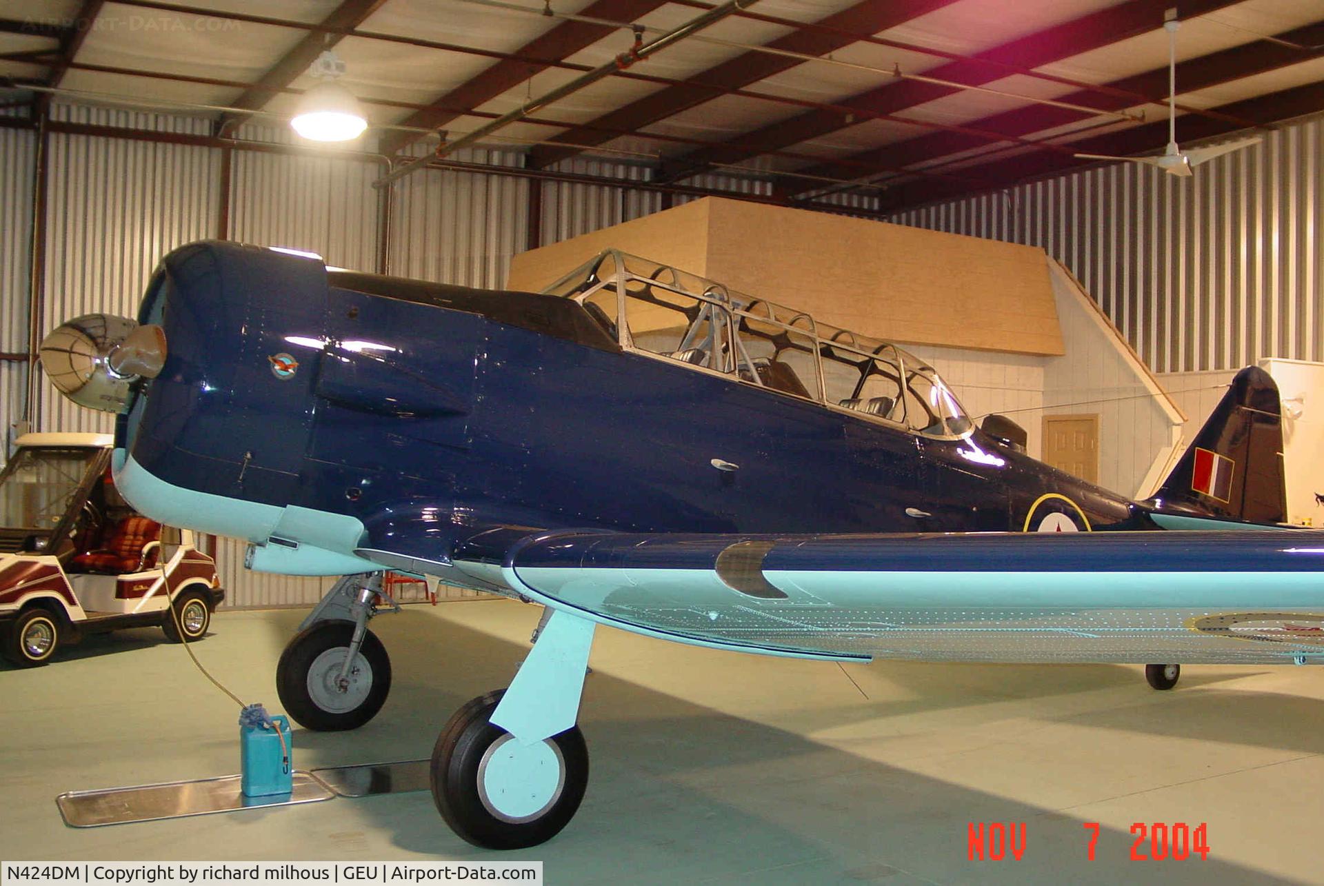 N424DM, 1941 North American Harvard II C/N 2583, Harvard MkII