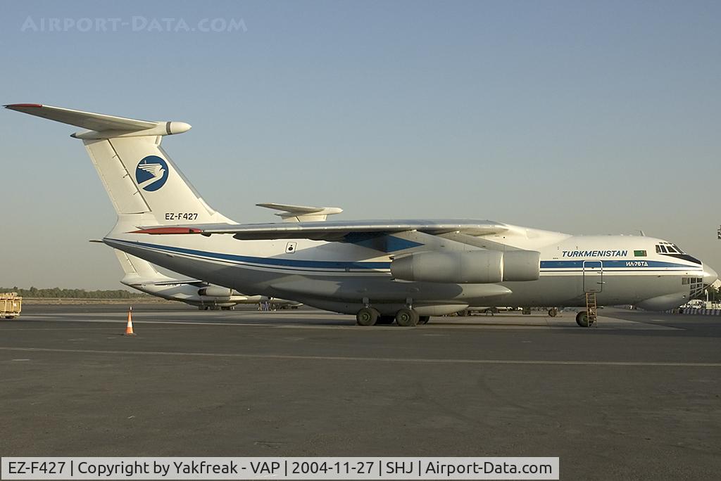 EZ-F427, Ilyushin IL-76TD C/N 1033418620, Turkmenistan Airlines Iljuschin 76