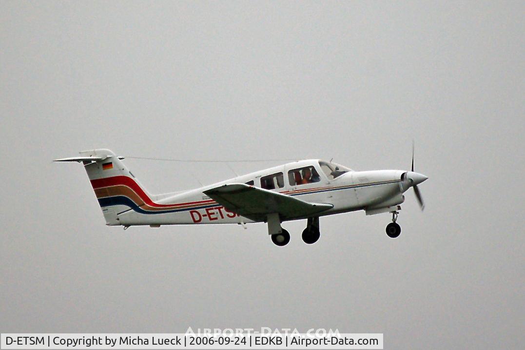 D-ETSM, Piper PA-28RT-201T Turbo Arrow IV C/N 28R-7931200, in Hangelar/Germany