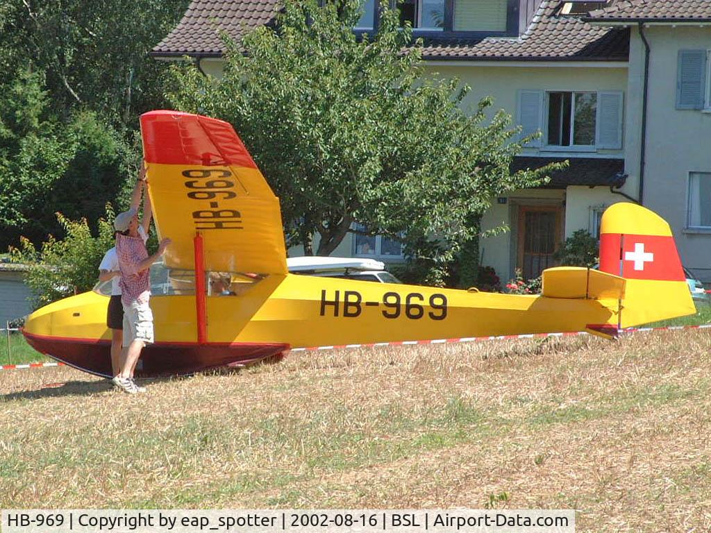 HB-969, 1963 Schleicher Ka-4 Rhonlerche II C/N 3031, 1. Glider-days at BSL
