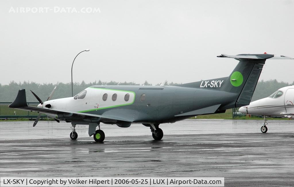 LX-SKY, 1995 Pilatus PC-12/45 C/N 108, Pilatus PC-12 ex D-FANS