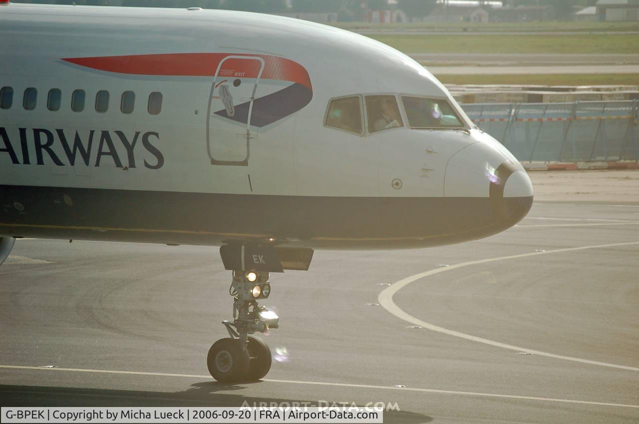 G-BPEK, 1995 Boeing 757-236 C/N 25808, At Frankfurt