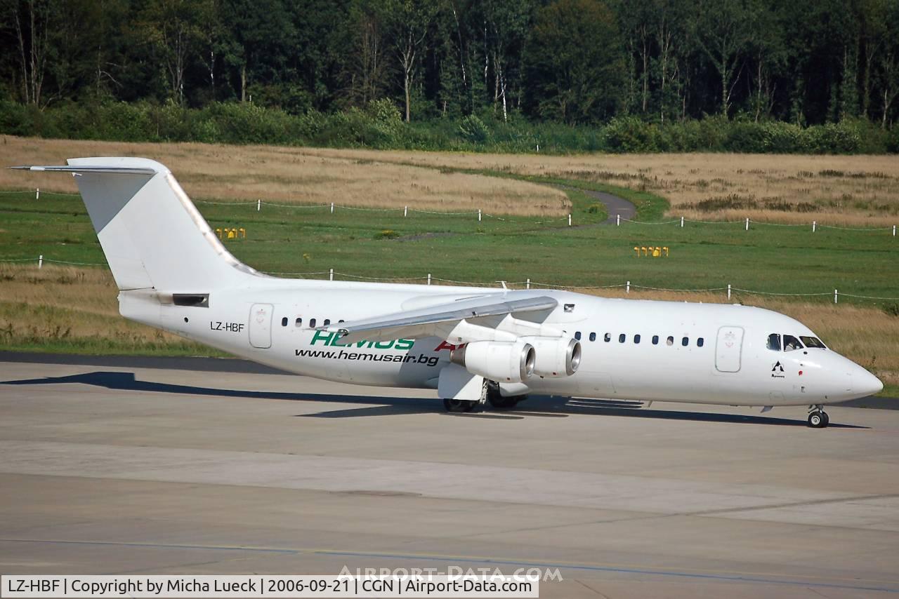 LZ-HBF, 1990 British Aerospace BAe.146-300 C/N E3146, At Cologne/Bonn