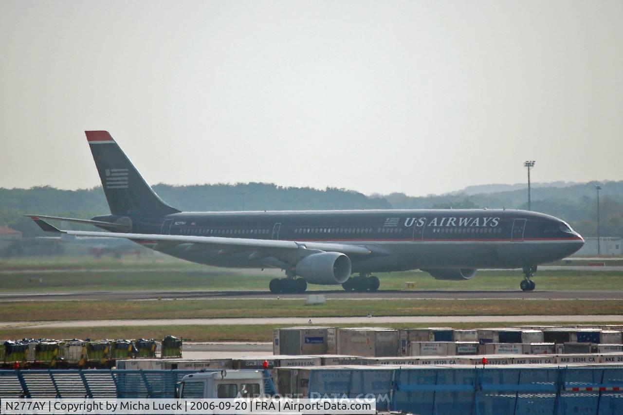 N277AY, 2001 Airbus A330-323 C/N 0380, Accelerating for the take-off run