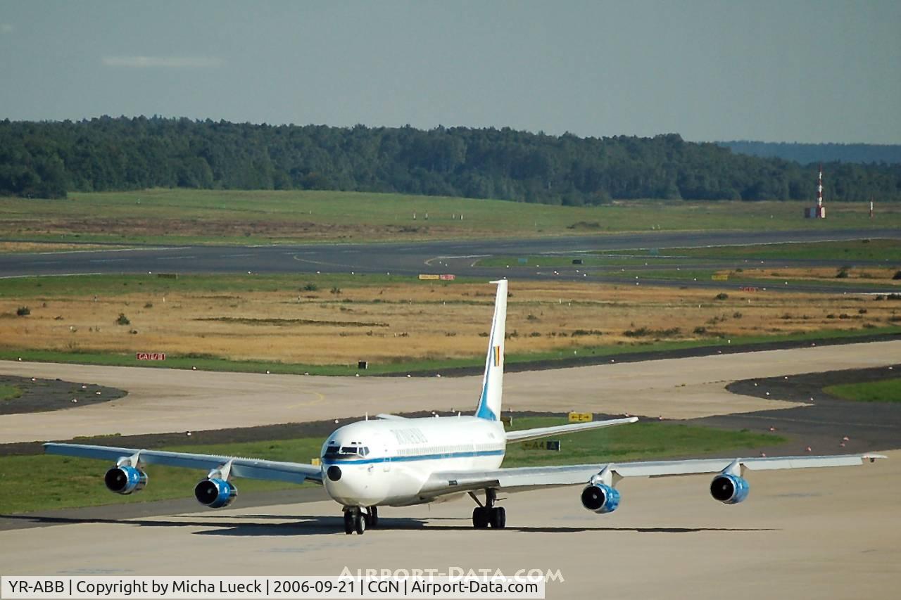 YR-ABB, 1974 Boeing 707-3K1C C/N 20804, Not often that you can see the good old B 707 in a passenger version these days...