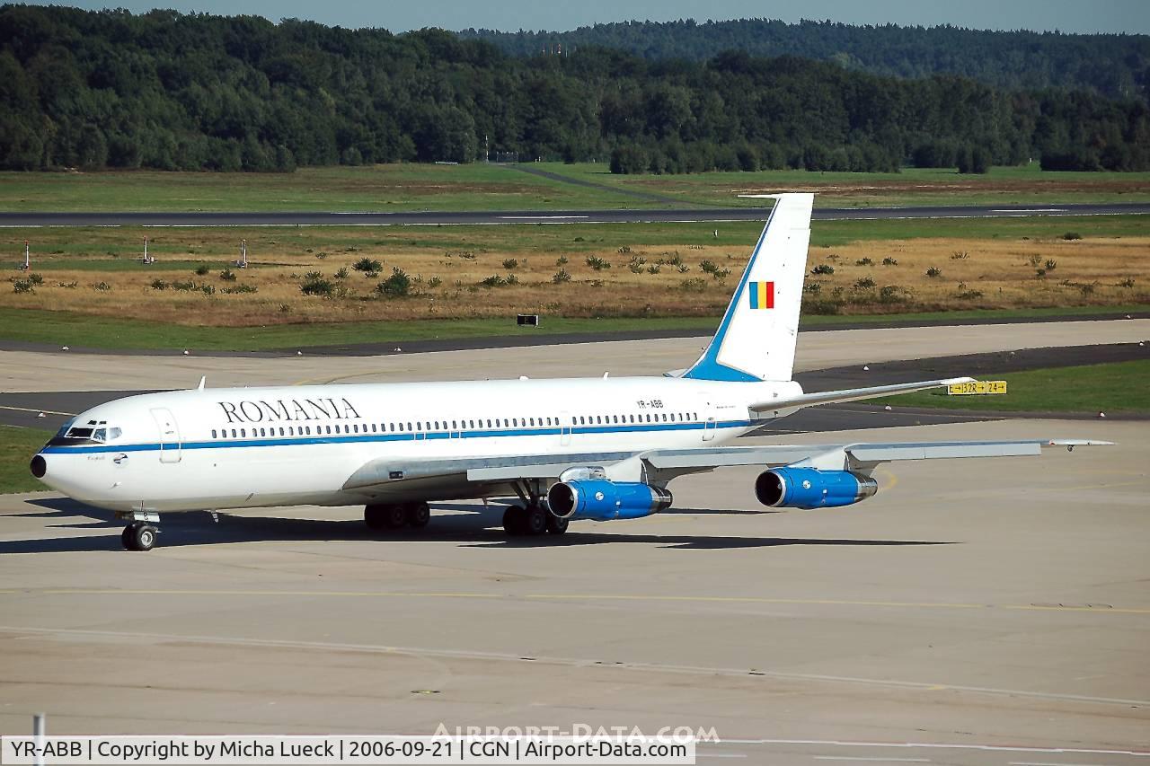 YR-ABB, 1974 Boeing 707-3K1C C/N 20804, Not often that you can see the good old B 707 in a passenger version these days...