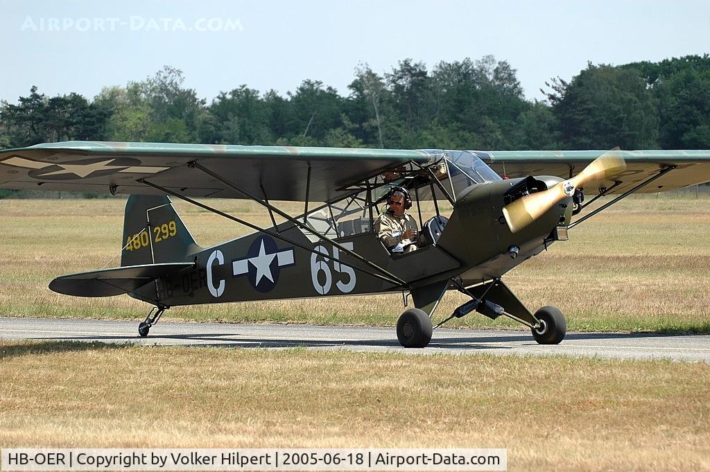 HB-OER, 1944 Piper L-4J Grasshopper (J3C-65D) C/N 12595, Piper J-3C (L-4J)