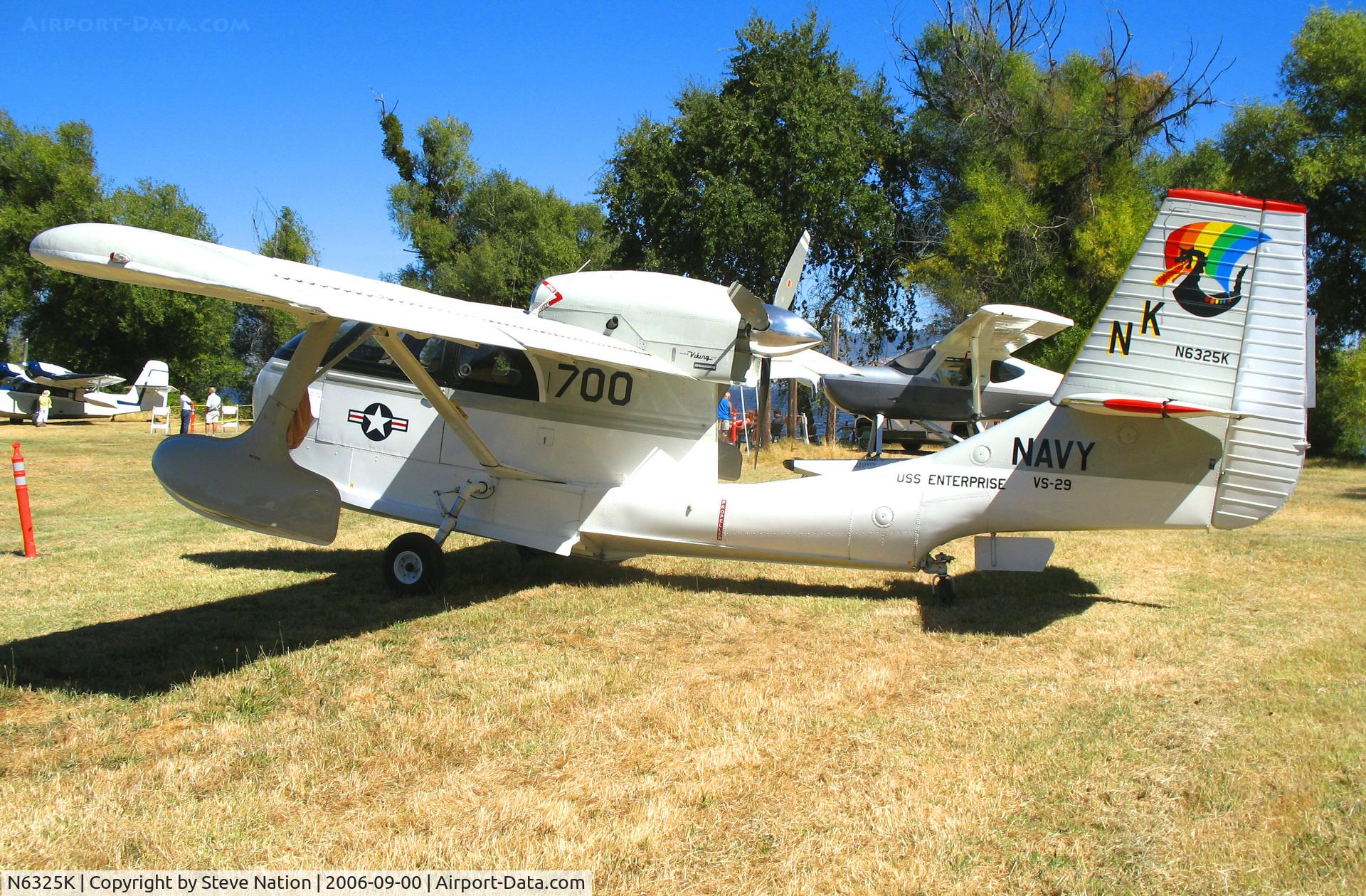 N6325K, 1947 Republic RC-3 Seabee C/N 549, 1947 Republic RC-3 Seabee painted as USS Enterprise VS-29 CAG bird (NK/700) on the Natural HS seaplane ramp, Lakeport, CA while attending 2006 Clear Lake Splash-in