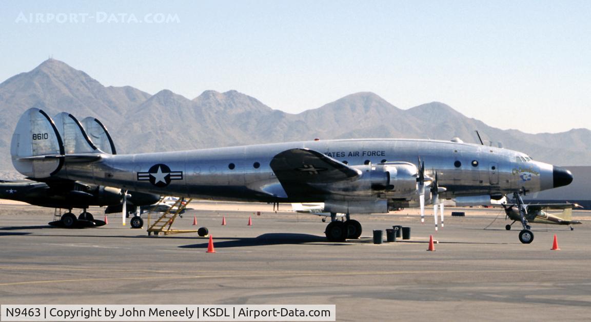 N9463, 1948 Lockheed VC-121B Constellation C/N 749-2602, Visiting SDL for the air show in November 1998